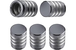 Gray Tire Valve Caps for Secure and Durable Protection