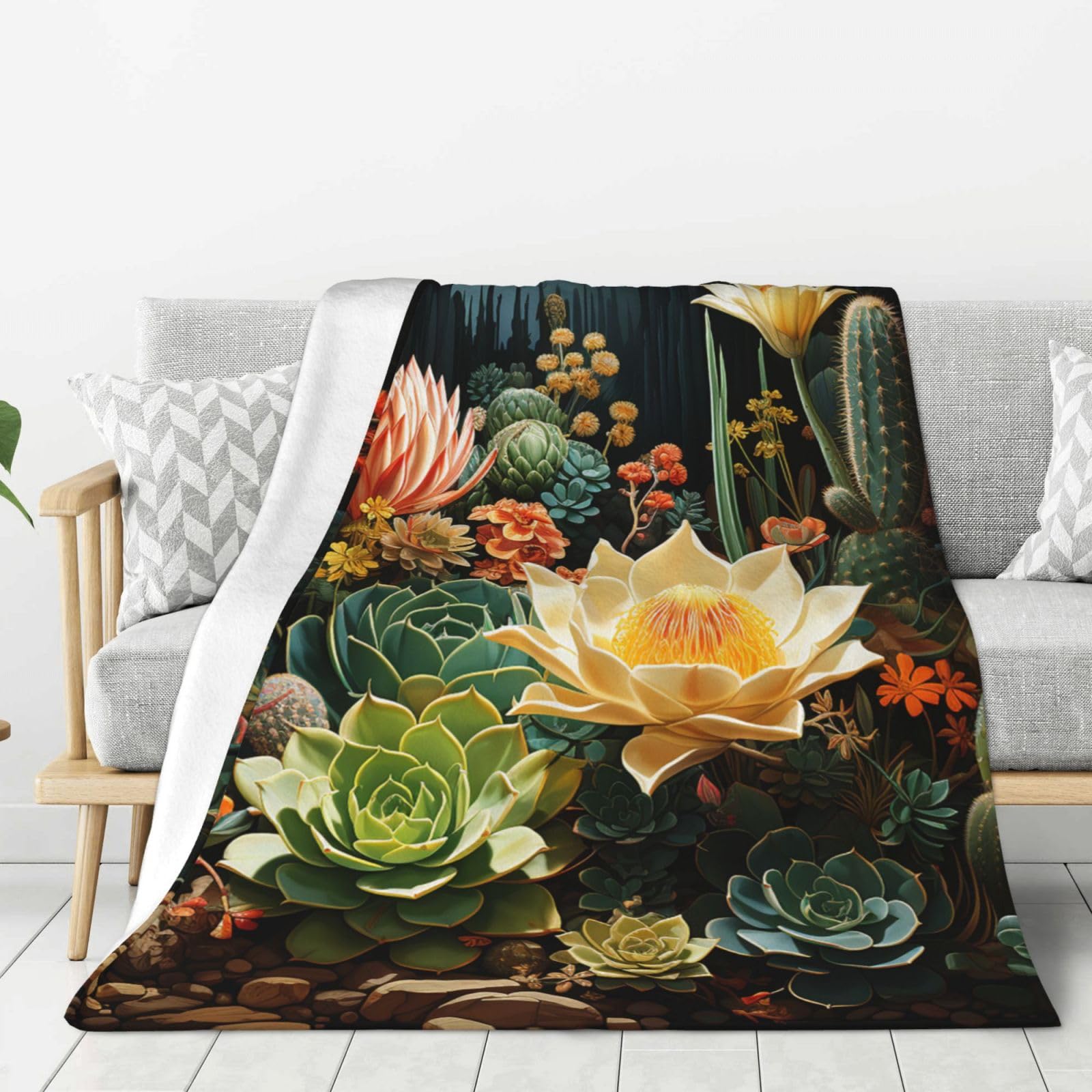 Couverture flanelle légère et chaude plaid peluche canapé