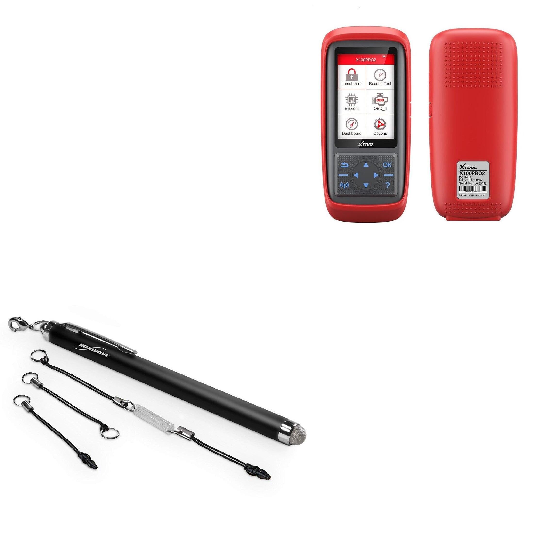 BoxWave Stylus Pen Compatible with XTool X100Pro2 (2.8 in) - EverTouch Capacitive Stylus, Fiber Tip Capacitive Stylus Pen - Jet Black