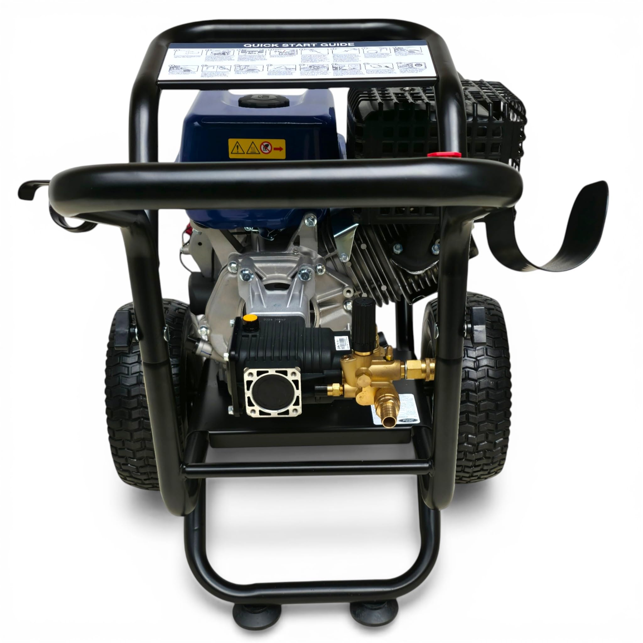 Ford Nettoyeur haute pression à essence 303 bar 13 CV 420 cc 15,1 l/min – Nettoyeur industriel professionnel avec pompe Triplex Annovi Reverberi, tuyau de 15 m et 5 buses