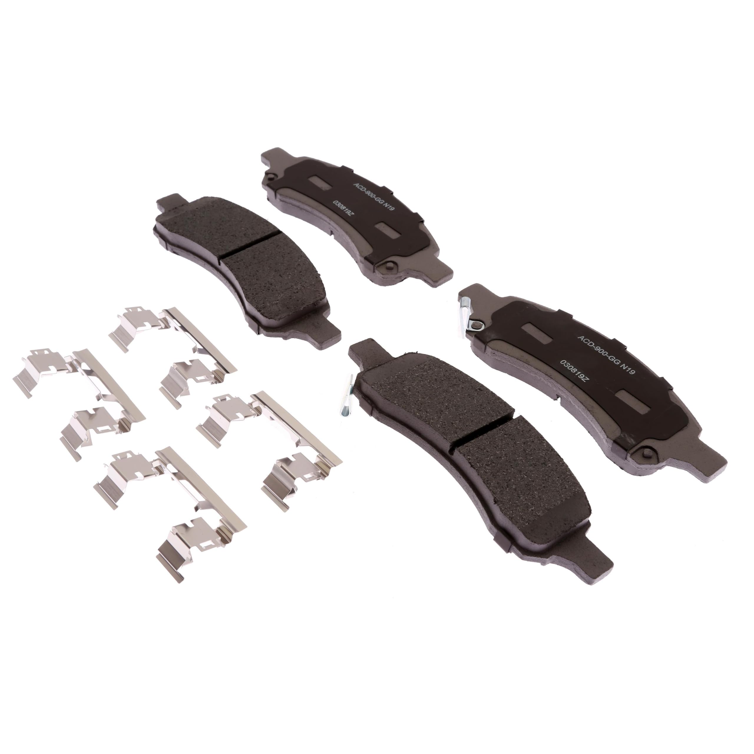 ACDelco Silver Front Brake Pad Set with Clips 14D1169ACHF1 | GM 19387593 Ceramic Front Brake Pads for Select Buick Enclave, Chevy Traverse, GMC Acadia, Saturn Outlook and more