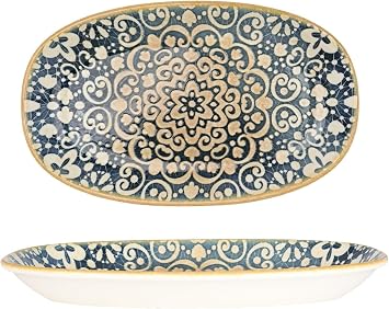 Bonna Service plate - Alhambra - Porcelain - 29x17 cm - set of 2