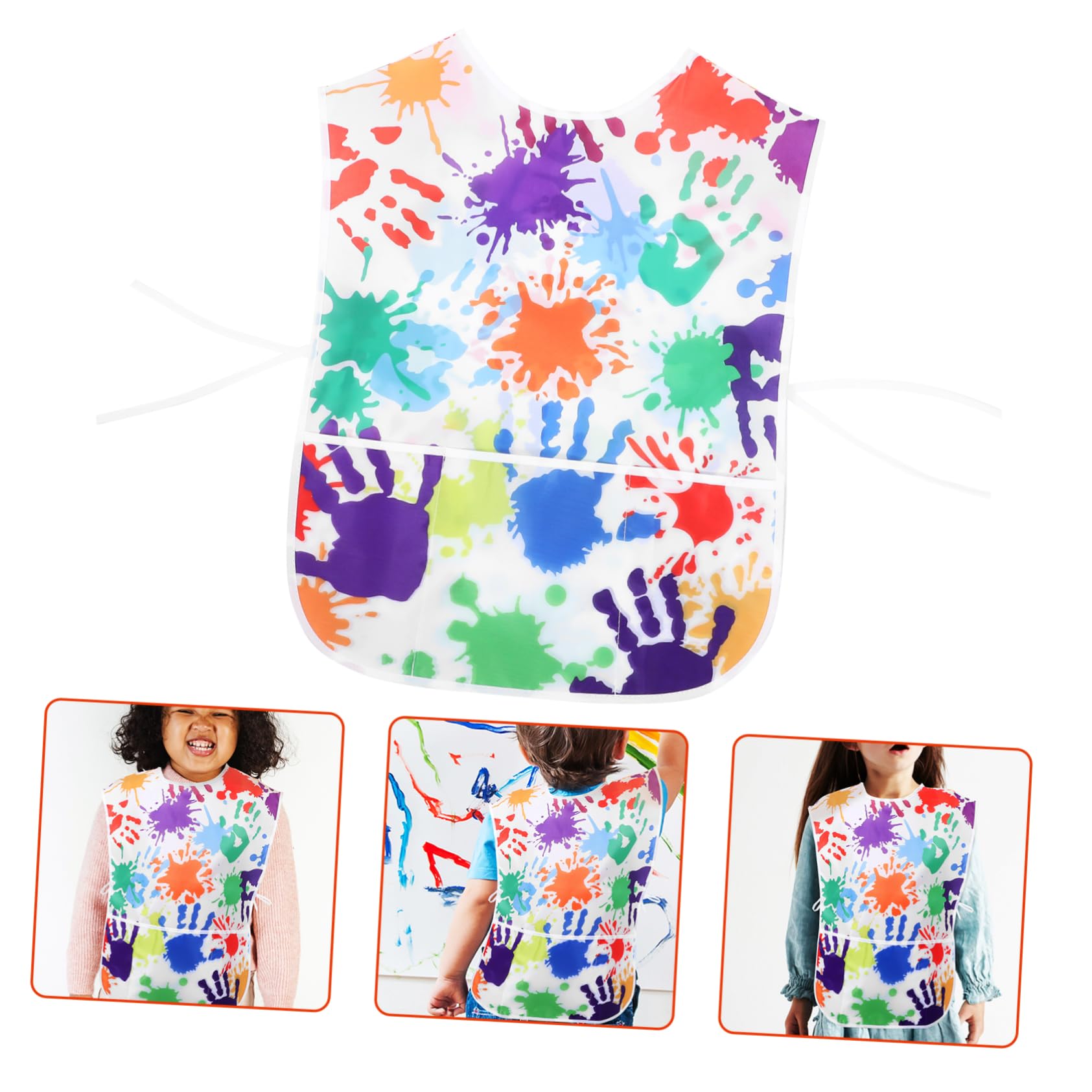 TOYANDONA grembiule da disegno per bambini grembiule grembiuli artistici per bambini grembiule chef bambino grembiule cucina bambino grembiuli d'arte pittorica stoffa Colorful