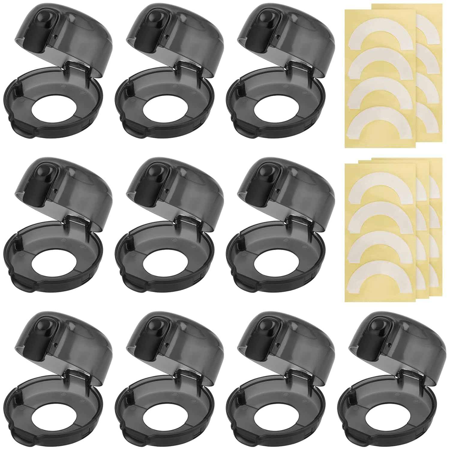 10 PCS Kitchen Stove Knob Covers, Stove Safety Guard, Stove Locks Gas Stove Knob Locks for Gas Stoves and Ovens