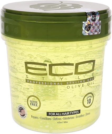 Gel coiffant Ecostyle à l’huile d’olive – Tenue longue durée 473 ml Gel coiffant Ecostyle à l’huile d’olive – Tenue longue durée 473 ml