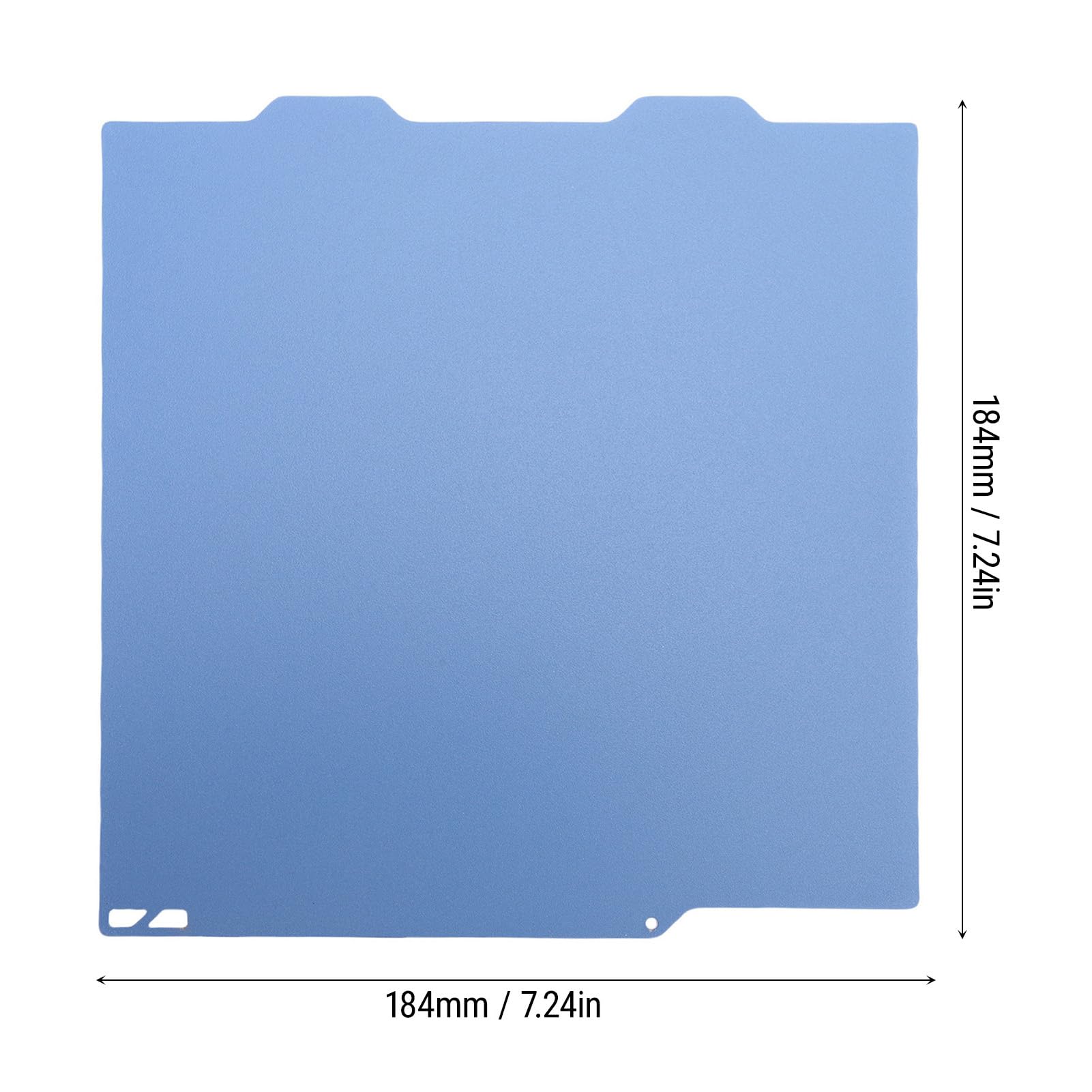 Fafeicy Płyta Chłodząca Drukarki 3D do A1 Mini 184x184mm Dwustronna, Teksturowana Platforma w Niskiej Temperaturze, Platforma do Budowania na Zimno, Ułatwiająca Usuwanie Modelu