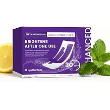 Purple Teeth Whitening Strips 14 Treatments, Sensitive-Friendly & No-Slip