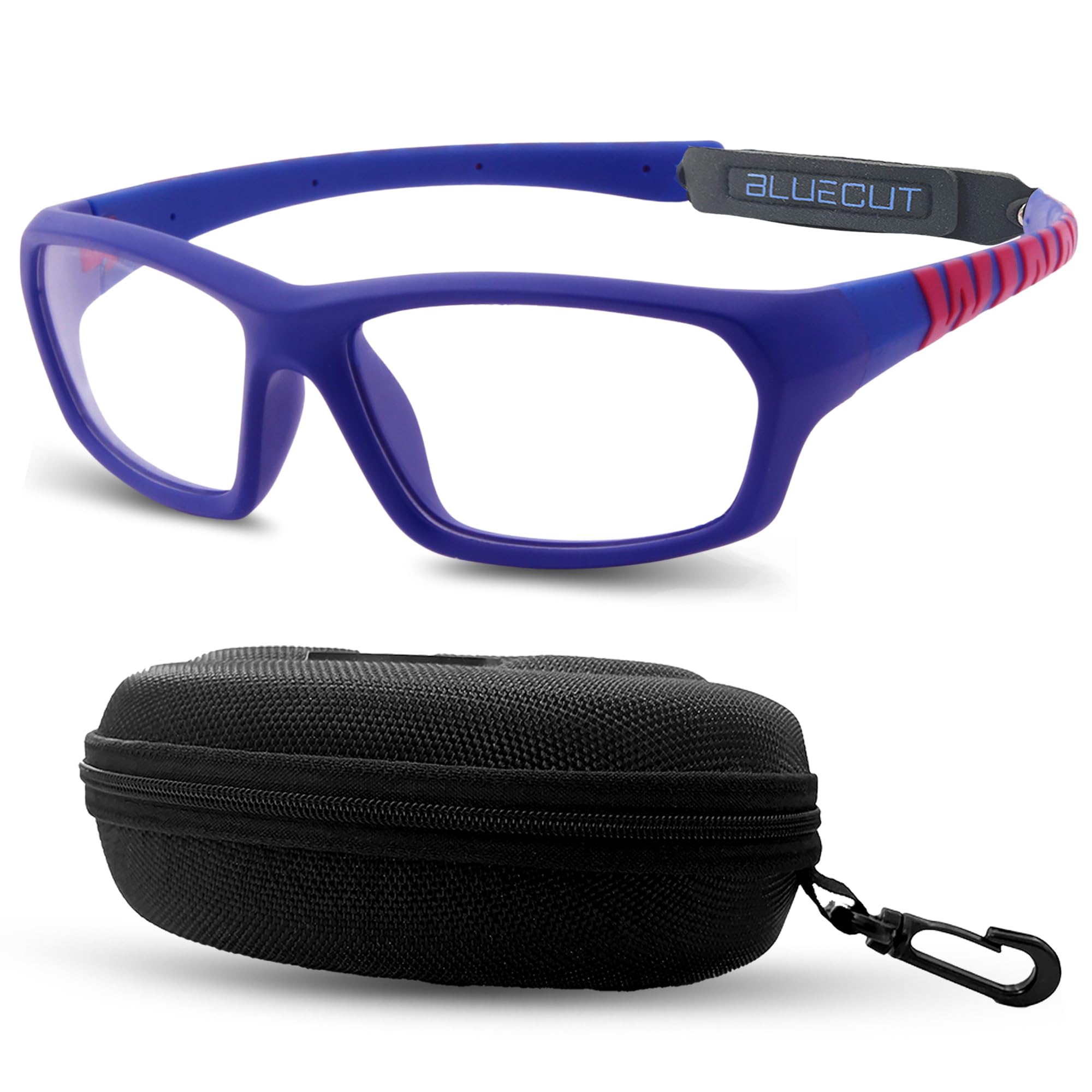 BLUE CUT Gafas de protección deportiva, lentes antivaho, gafas de seguridad para baloncesto y deportes al aire libre