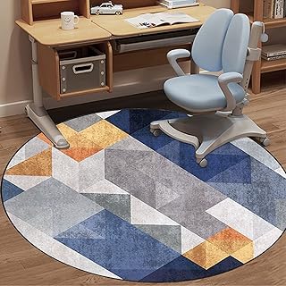 ENHS Office Chair Mat for Hardwood Floors, Non Slip Desk Chair Mat Floor Carpet Protector Mat for Home Office Rolling Chairs, Multi-Purpose Carpet Protector, Gaming Chair Mat, Computer Chair Rug 90cm