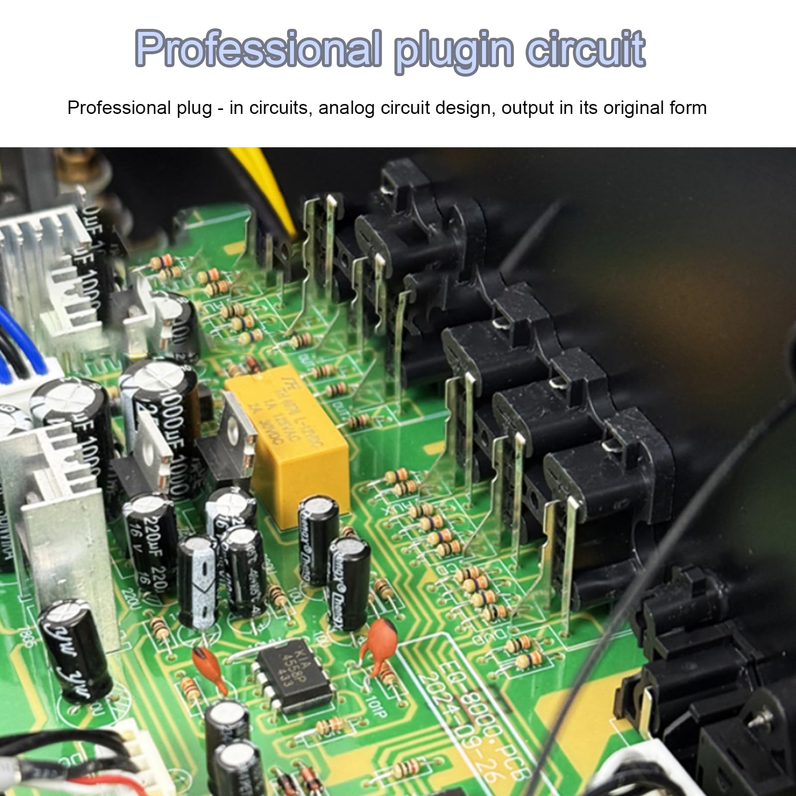 Ecualizador Profesional De Doble Canal, Ecualizador Gráfico De 31 Bandas, Decodificación De Audio Digital Óptico Coaxial Bluetooth 5.4, con Ajuste Independiente De Graves, Medios Y Agudos