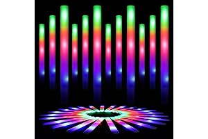 LUDILO Foam Glow Sticks Bulk Party Pack