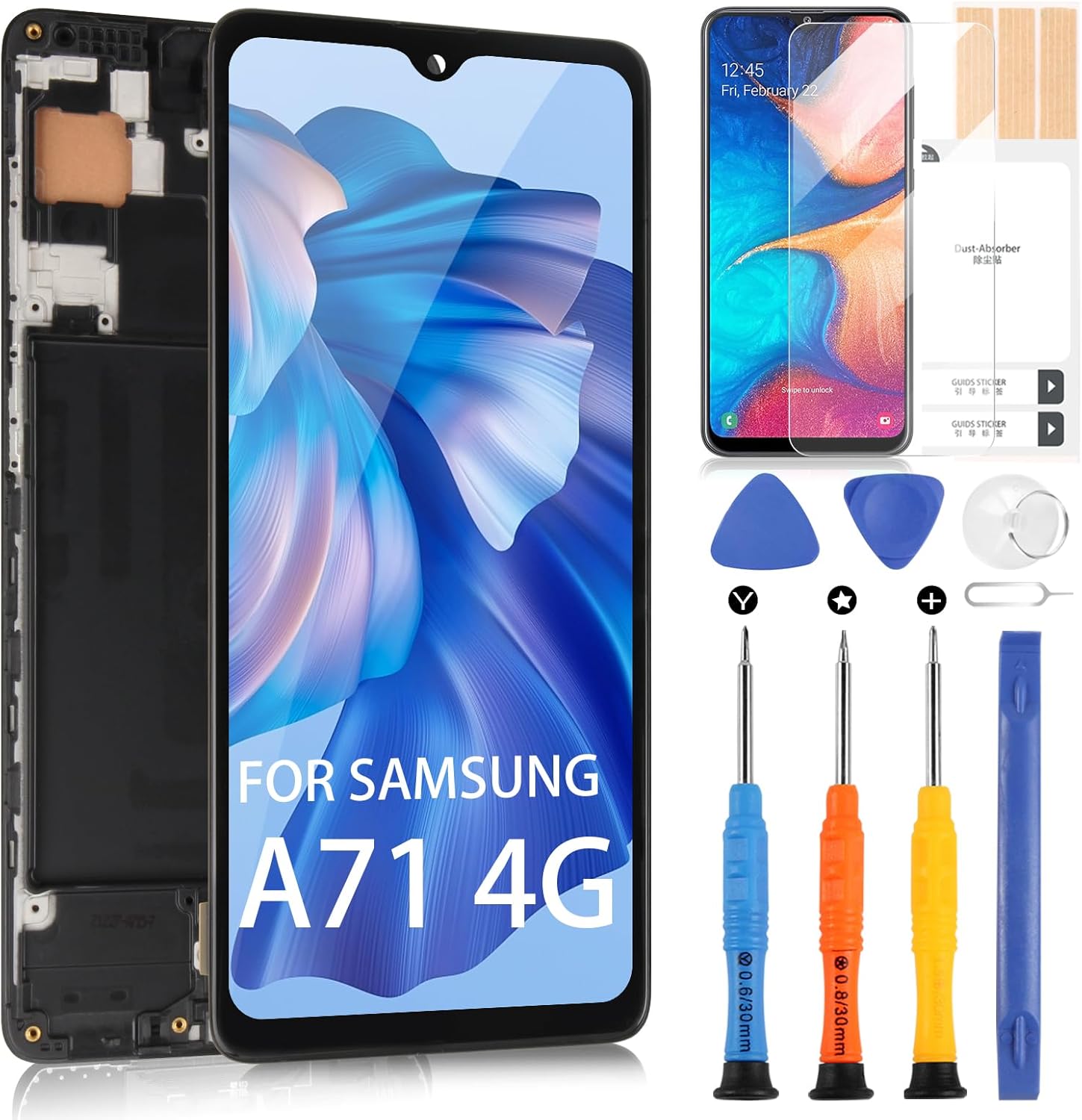 Ranplasman ekran pou Samsung Galaksi A71, pou Haiti Ubuy