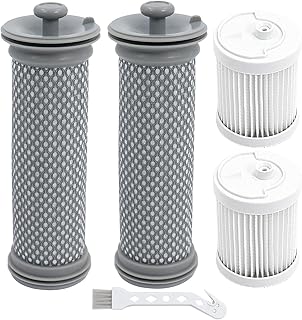 Vacuum Filter Replacement Kit Compatible with Tineco A10/ A11 Hero, A10/A11 Master and PURE ONE S11, PWRHERO11 Snap, S15 Series Cordless Vacuum Cleaner,2 Pre Filters & 2 HEPA Filter & 1 Brush