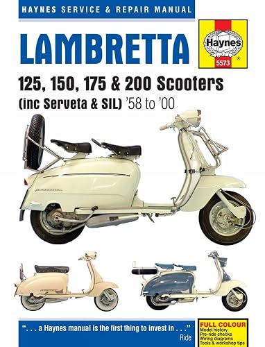Lambretta 125, 150, 175 &amp; 200 Scooters: (including Serveta &amp; SIL), '58 to '00