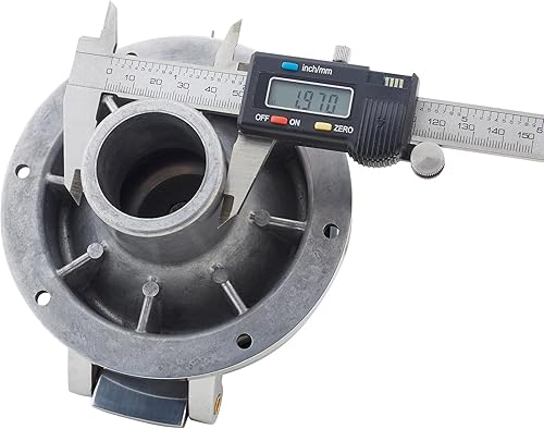 Miniatura 5 de Speedway Motors Tapa de gas grande estilo cobra con cuello de llenado de combustible, aluminio totalmente pulido, ventilado para equilibrar la