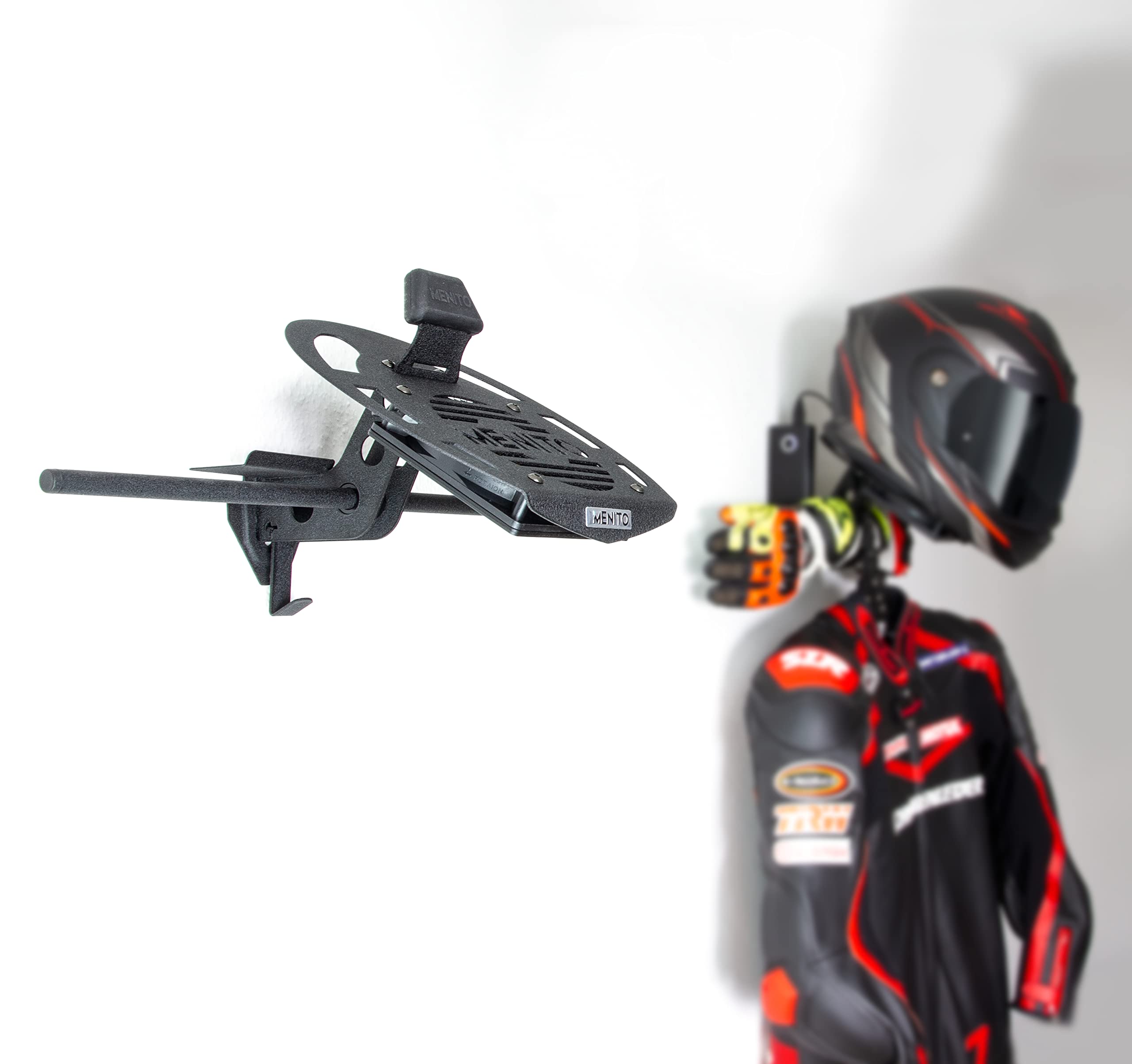 Support de casque de qualité supérieure - Support pour casque - Porte-manteau pour vêtements de moto
