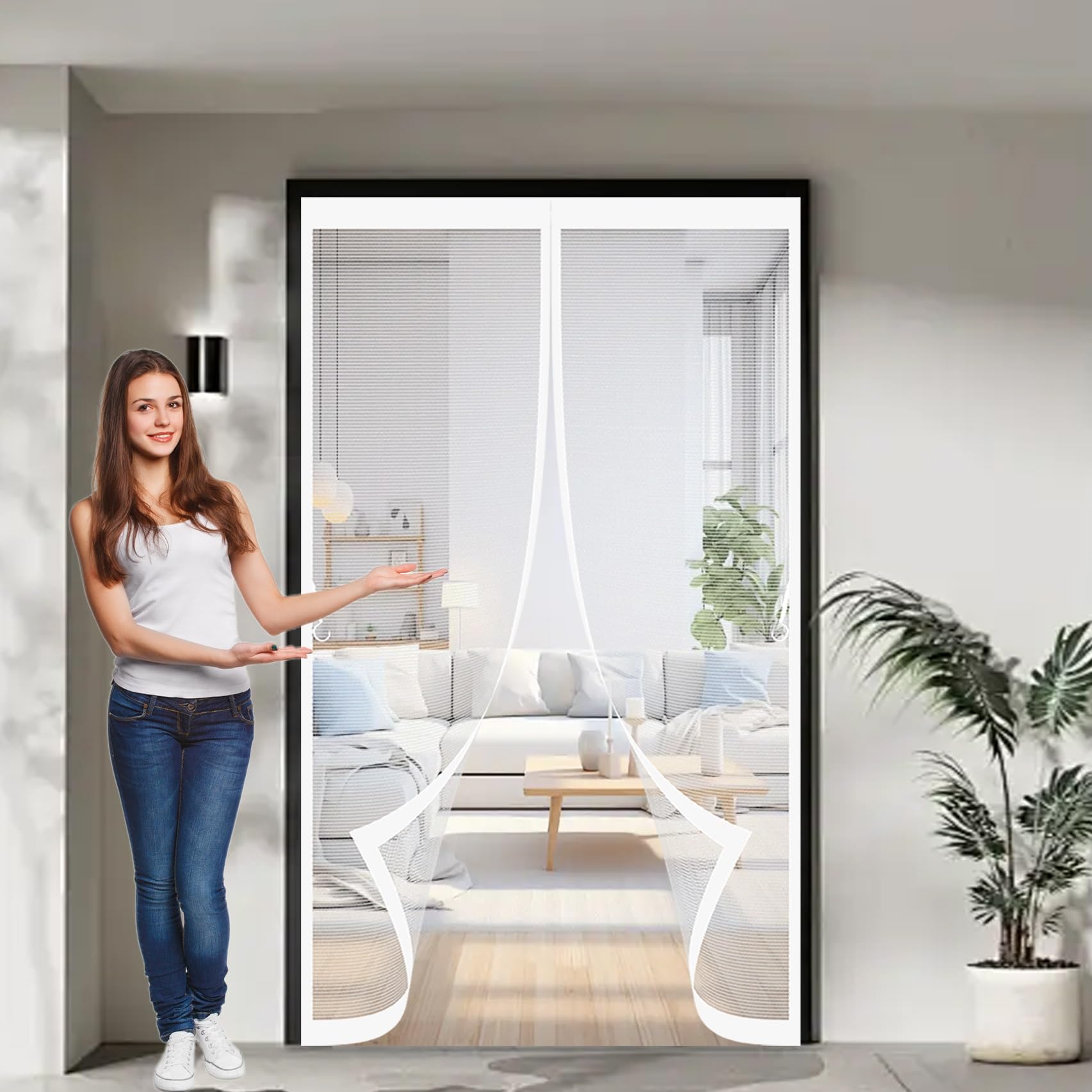 Moustiquaire de balcon 175x225 cm pour un été sans insectes
