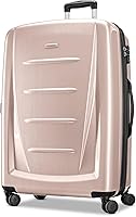 Vista 54 de Samsonite Winfield 2 Equipaje rígido con ruedas giratorias, Carbón vegetal, Grande de 28 pulgadas, a cuadros