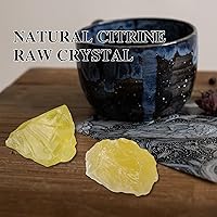 Vista 4 de Apengshi 1 piedra curativa de cristal natural de citrino crudo de 0.44 a 0.55 libras, piedras preciosas de cristal en bruto para pulir, pulir