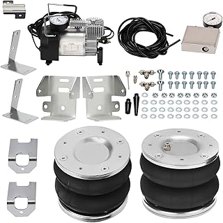 maXpeedingrods 2x Suspension Pneumatique + Compresseur 12V Kit pour Ford Transit 01-20 4000KG