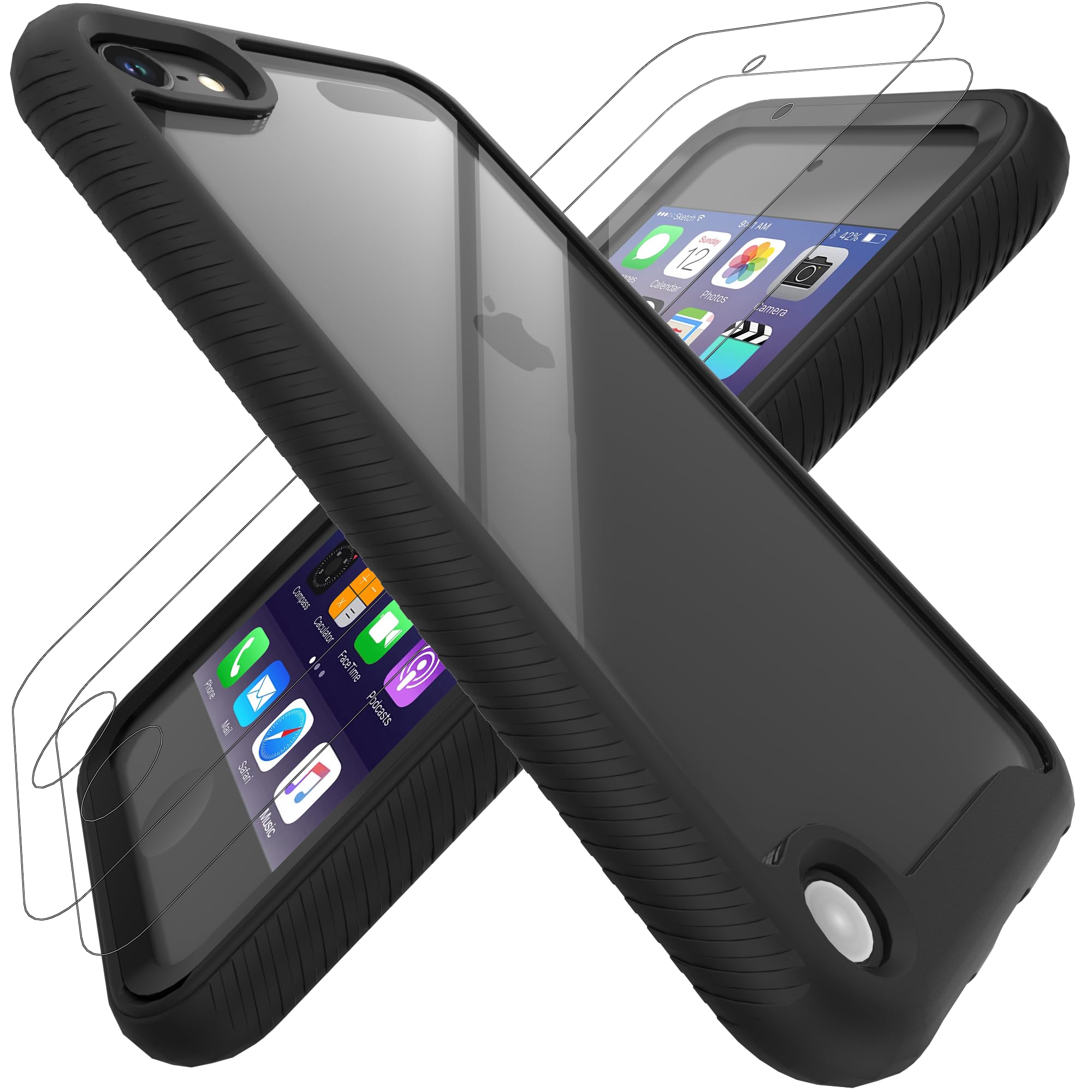 Kwmobile Custodia Compatibile Con Apple IPod Touch 6G / 7G (6a E 7a Generazione) In Silicone TPU - Back-Case Protezione Posteriore Trasparente