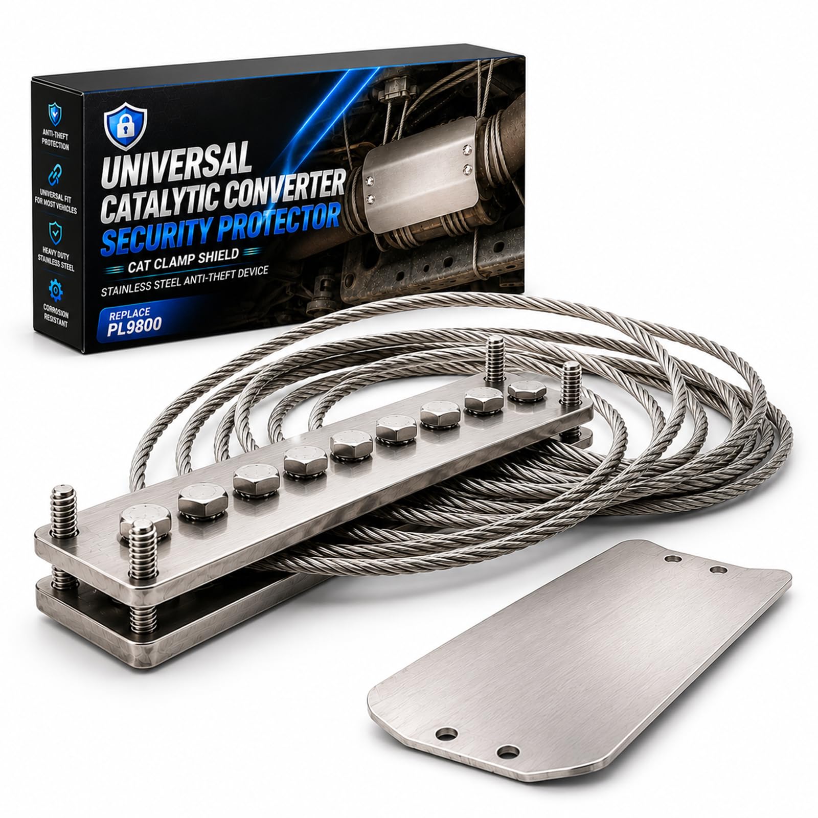 Photo 1 of FOMIUZY Universal Catalytic Converter Security Protector