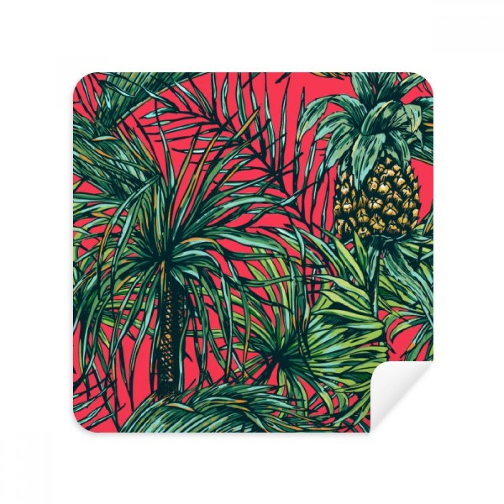 Tissu écran tactile Ananas Red Leaf anti-rayure pour smartphone x2 - 3