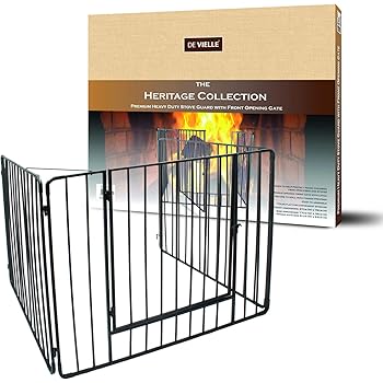 BabyDan Premium Hearth Gate Fire Guard (Black): Amazon.co.uk: Baby