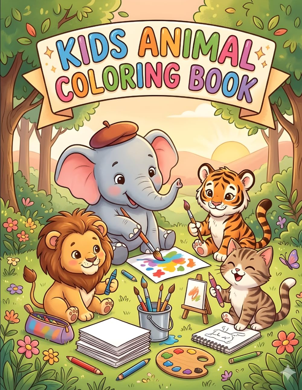 My First Animal Coloring Book