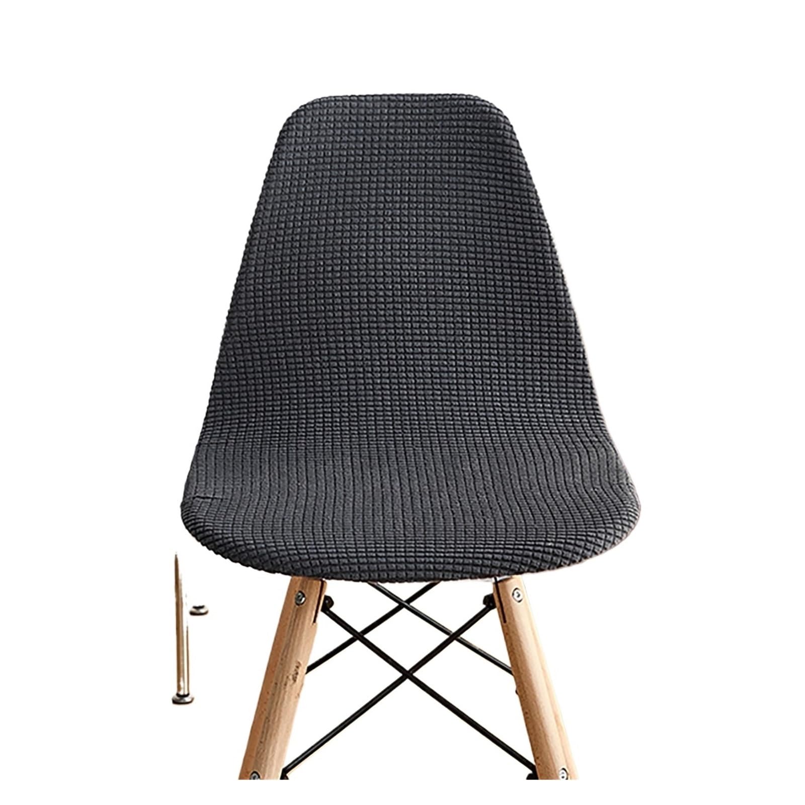 CGRSDSD Dining Chair Covers Jacquard Waterproof Shell Chair Cover Short Back Chair Covers Adjustable Dining Room Seat Covers For Bar Party(Color13)
