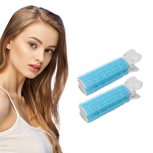 2 rodillos de volumen para el cabello, clip para rizador, pinzas de raíz de cabello voluminizadoras, herramienta de peinado para mujeres y niñas