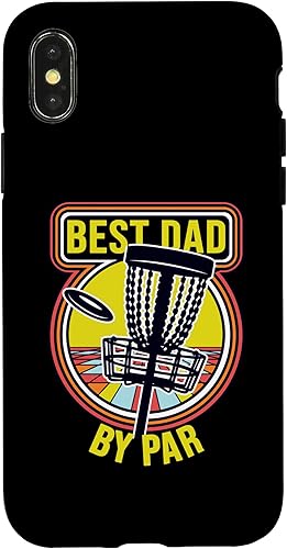 iPhone XXS Best Dad By Par Fathers Day Disc Golf Case