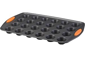 12 Inch Nonstick 24-Cup Rachael Ray Mini Muffin Pan