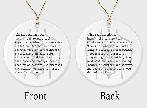 Miniatura 2 de Adorno de definición de quiropráctico  Adorno de definición divertida  Regalo para médico  Adorno de agradecimiento  Regalos de agradecimiento al