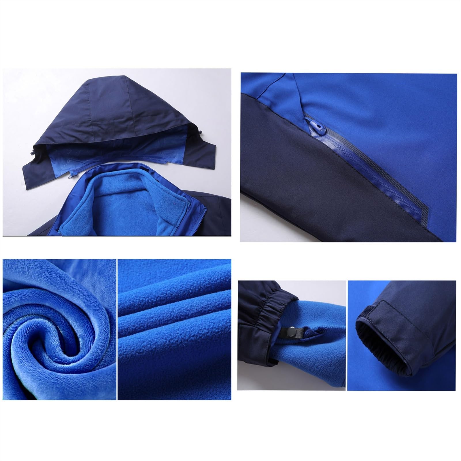 Set Tute Da Sci Invernali Da Uomo, Tuta Da Sci Da Uomo In Due Pezzi Impermeabile Calda Antivento Allentata Alla Moda Invernale, Set Di Tute Da Sci Calde E Spesse Per Adulti