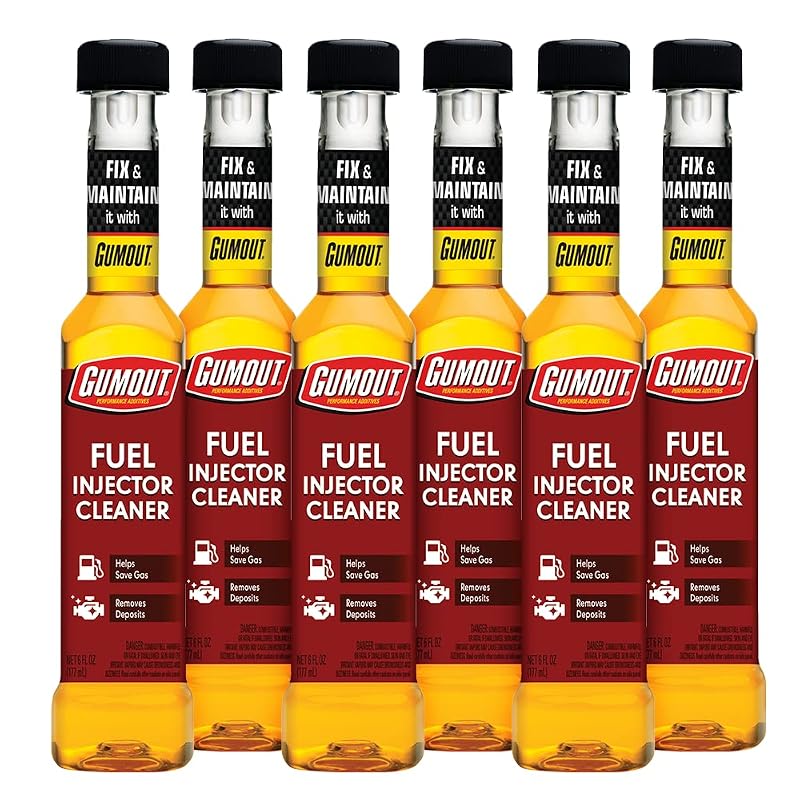 Gumout 510019W-6PK Limpador de Injetores de Combustível 177 mL, Pacote com 6