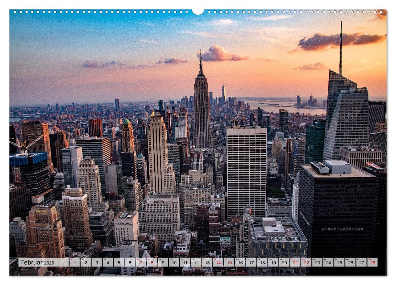 Metropolen - Weltstädte im magischen Licht (hochwertiger Premium Wandkalender 2026 DIN A2 quer), Kunstdruck in Hochglanz: Atmosphärische Fotografien ... zur Blauen Stunde (CALVENDO Orte)