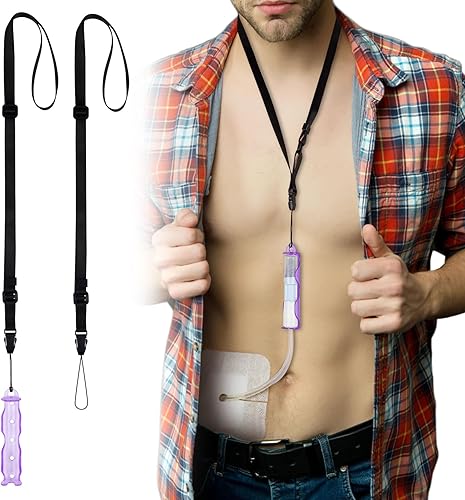 Miniatura 7 de Soporte de catéter de diálisis peritoneal para Baxter con cordones ajustables para catéter PD y accesorios de diálisis peritoneal para protección