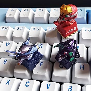 エヴァンゲリオン展　韓国　キーキャップ　セット エヴァンゲリオン展 韓国 キーキャップ セット Y676 Amazon | 新