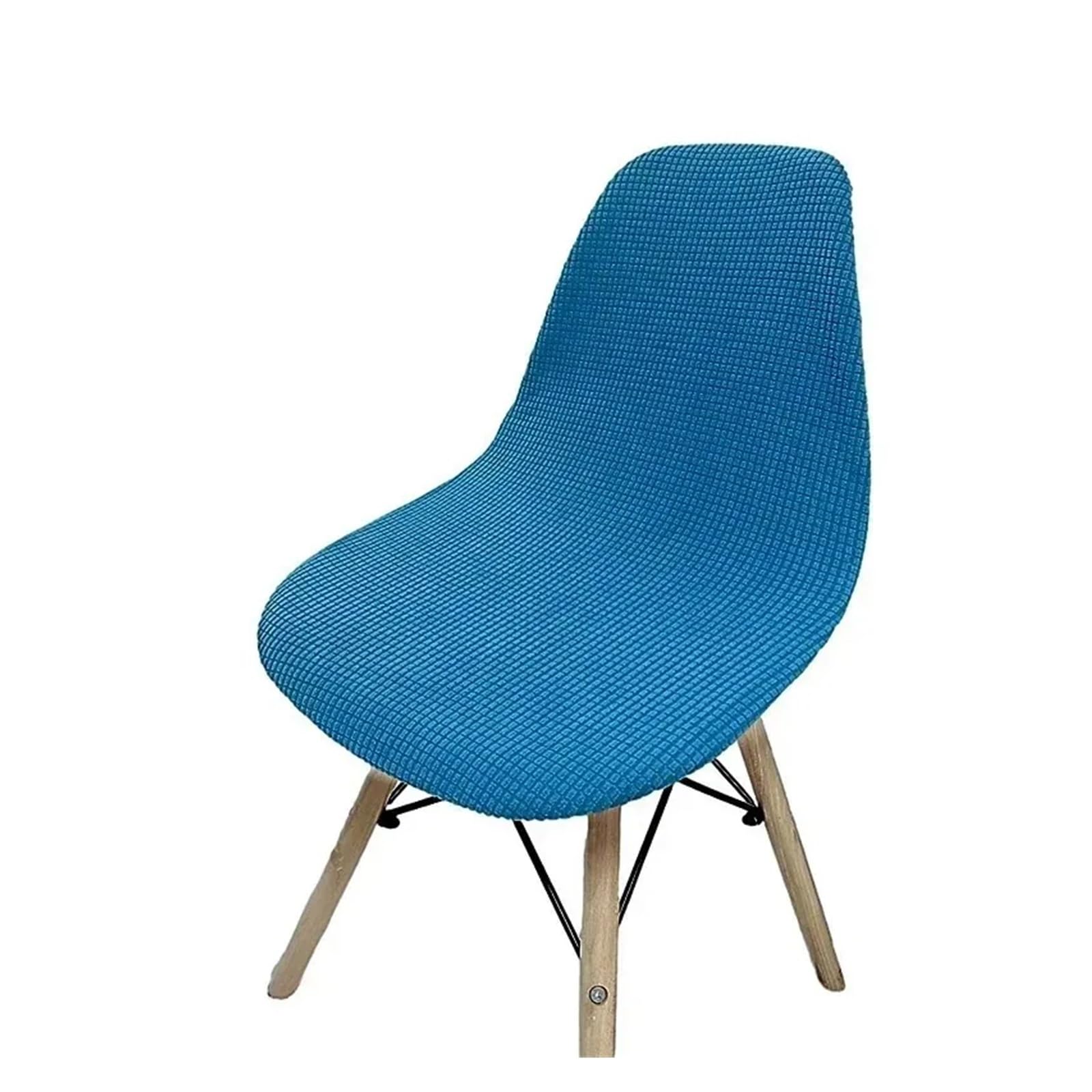 SHBHWS Polar Fleece Shell Chair Cover Solid Color Jacquard Dining Slipcover Stretch Anti-dust Seat For Living Room Home for Hotel, Banquet(Color1)