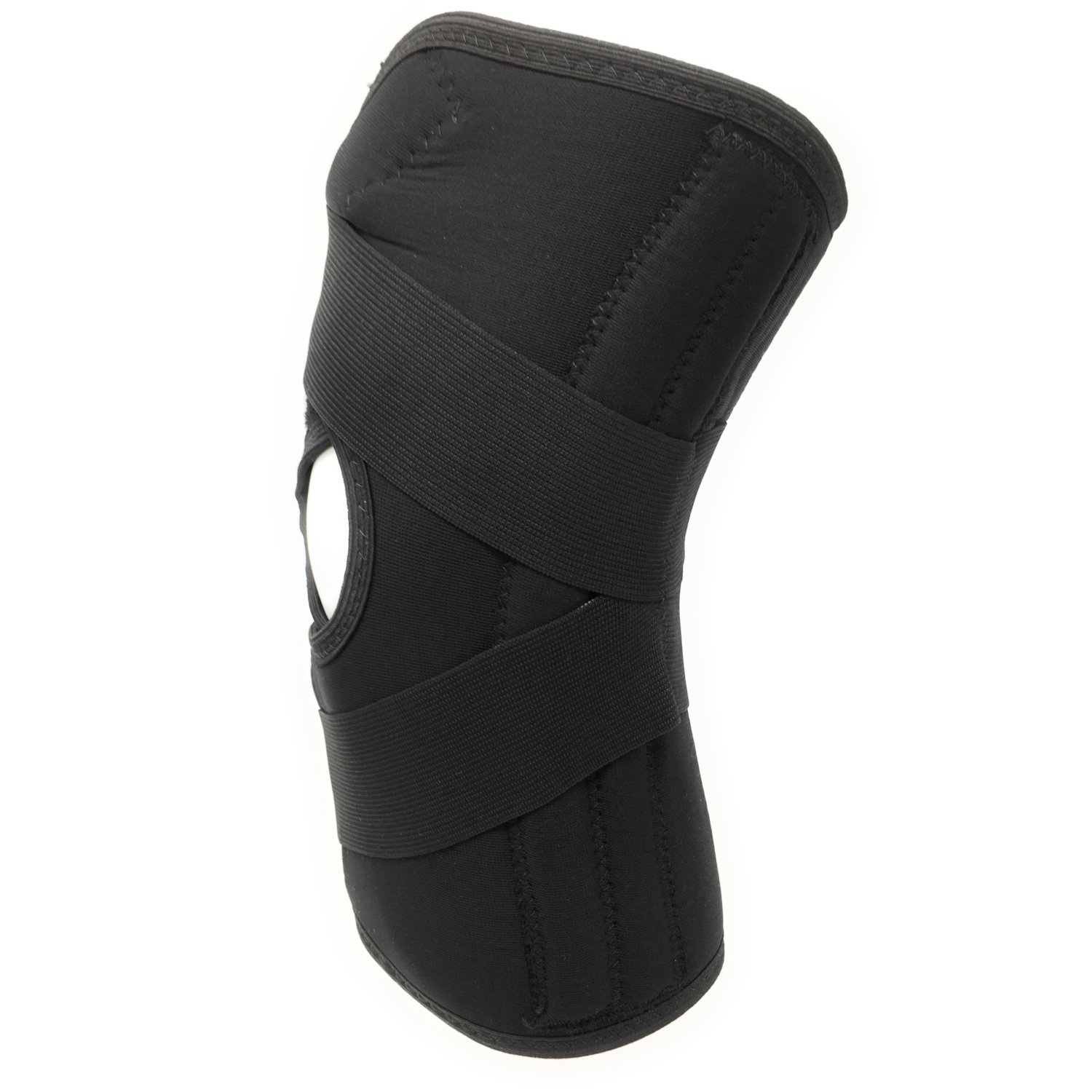 OTC Envoltura estabilizadora de rodilla para osteoartritis ortopédica, color negro (inserto lateral derecho), 4XL