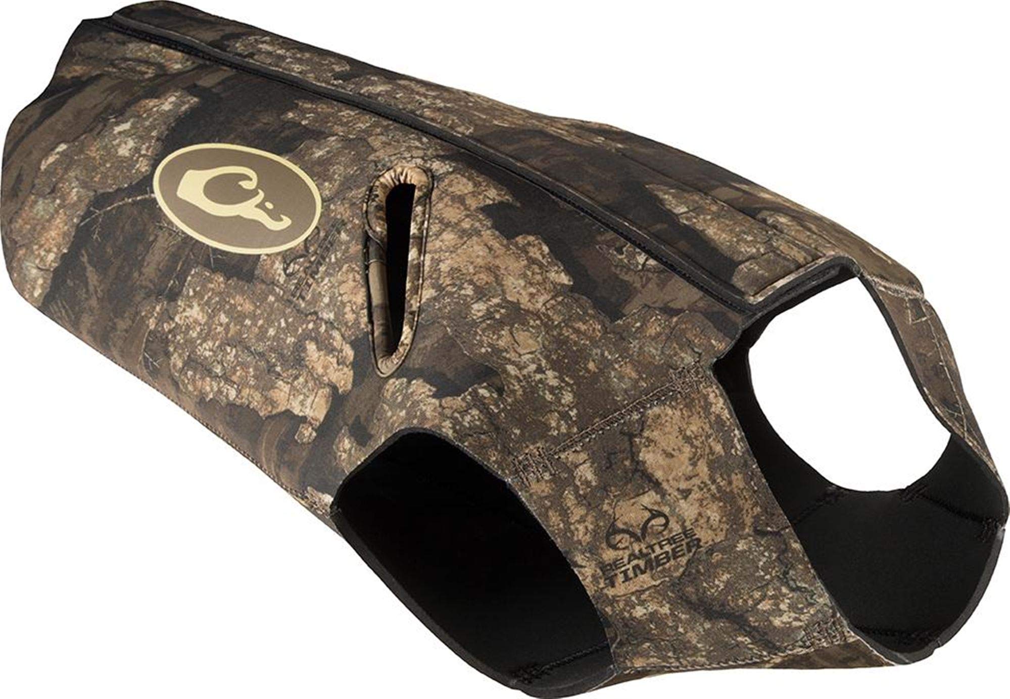 Drake Waterfowl Neopene Hunting Dog Vest - Realtree Timber Camo (Small)