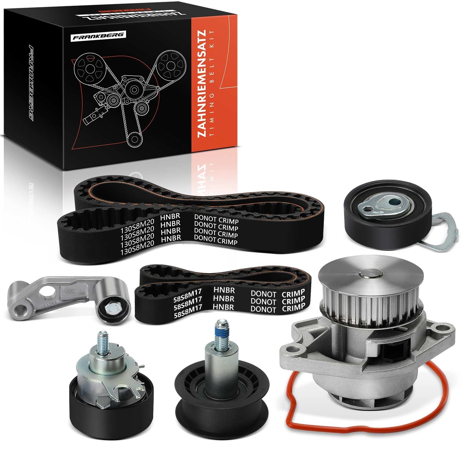 Frankberg Kit de courroie de distribution avec pompe à eau KP25565XS-1