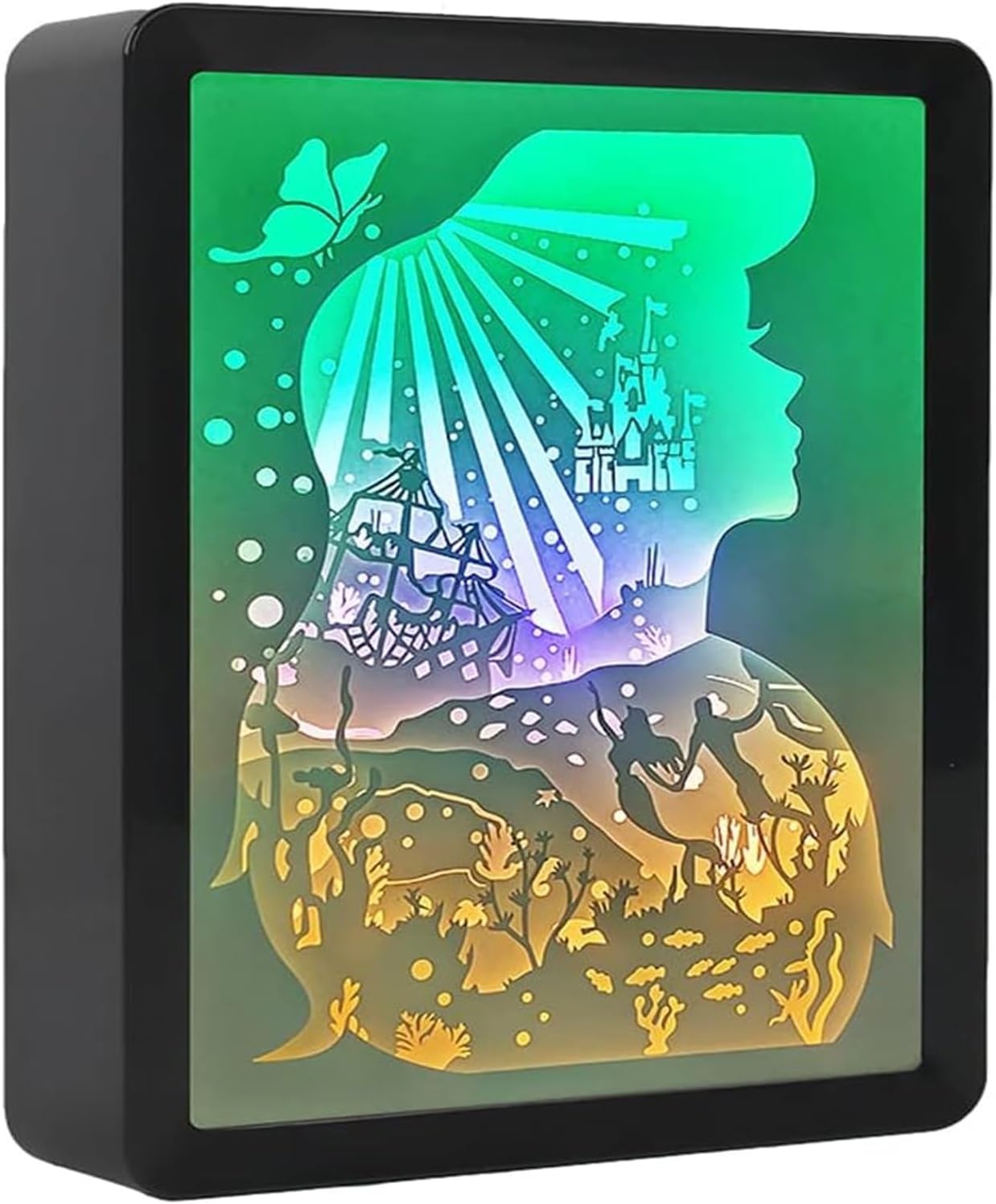 美濃和紙製 和風モダン照明 スタンド型フロアライト 揉み紙白×リーフwh