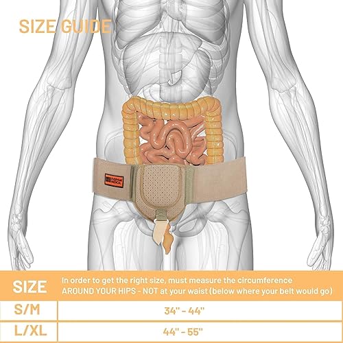 Miniatura 6 de Everyday Medical Cinturón de soporte de hernia inguinal para hombres I Fits Left or Right Side I Post Surgery Men and Women Hernia Support Truss for