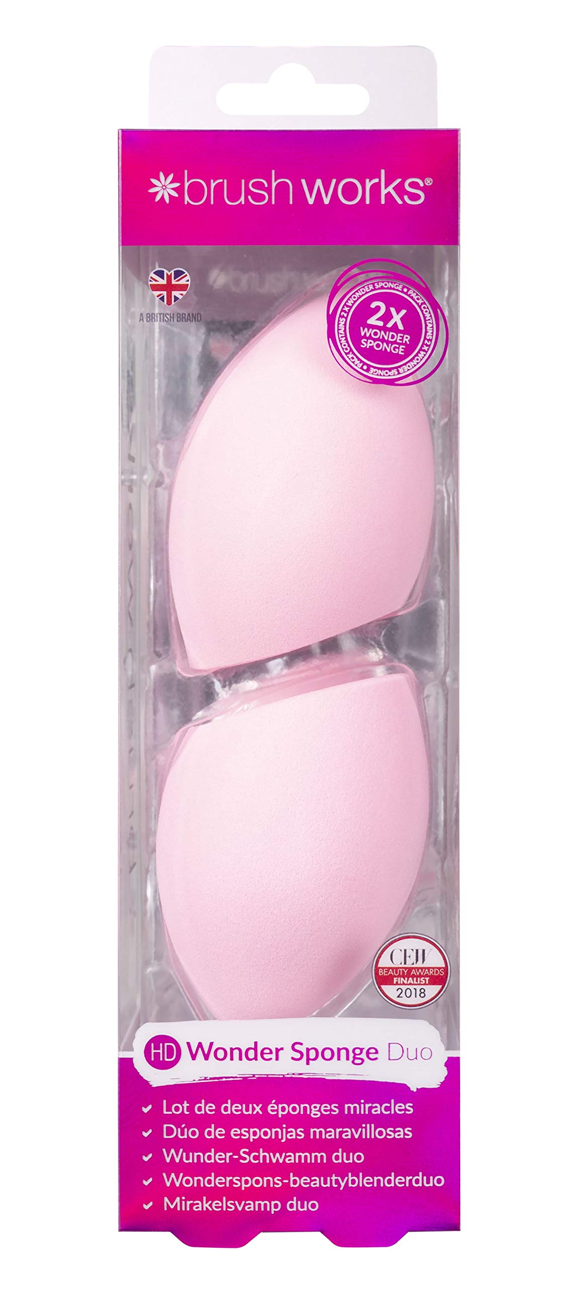 Brushworks HD Wonder Complexion Sponge - 2 Pack