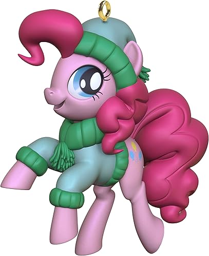 Hallmark Keepsake Adorno navideño de plástico 2022, Hasbro My Little Pony Pinkie Pie
