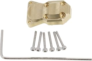 Treehobby Brass Diff Cover Brass Weight Bridge Cover for Axial SCX24 AXI90081 1/24 RC Crawler Car Brass counterweight Upgrade Accessories
