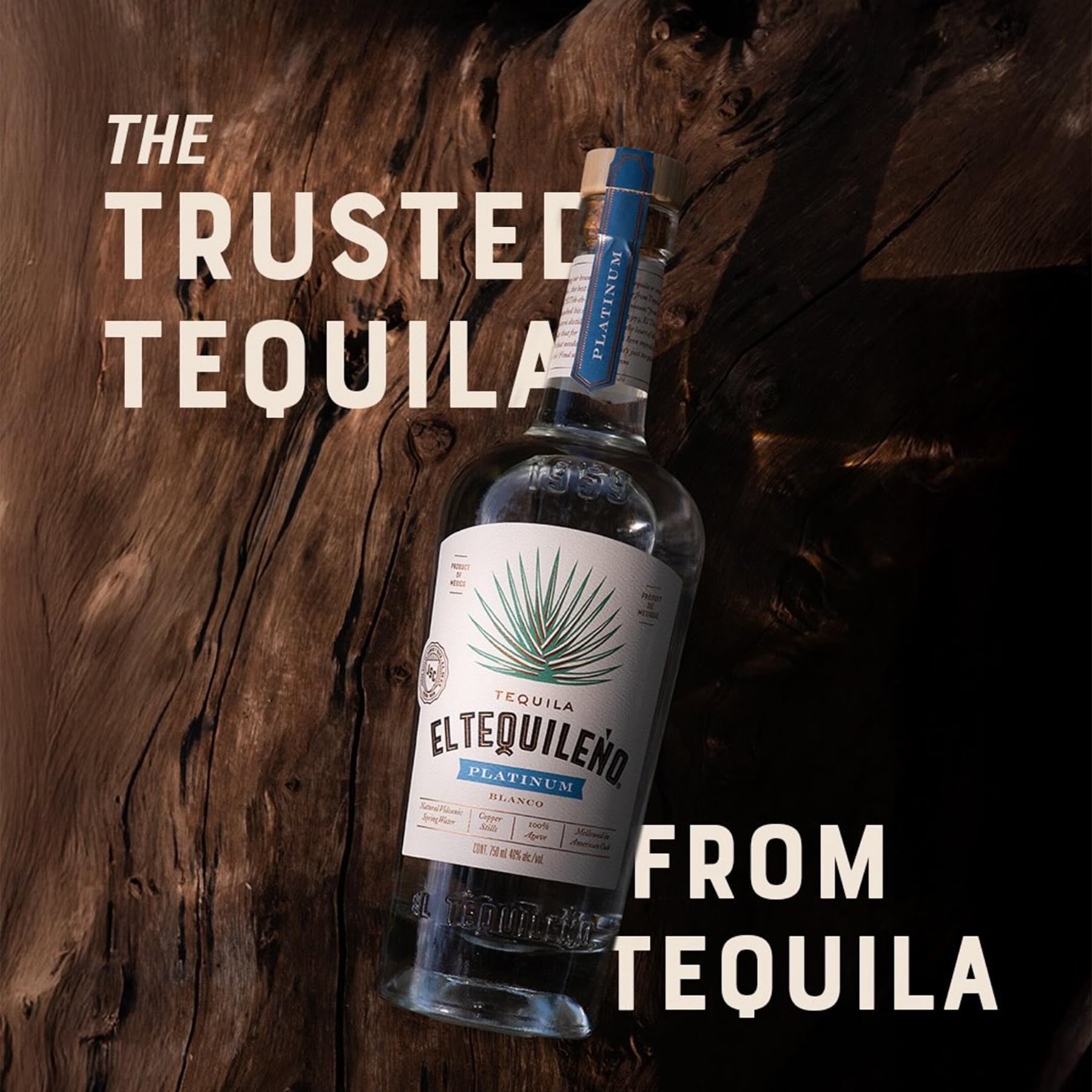 El Tequileno Tequila Platinum Blanco 70 cl