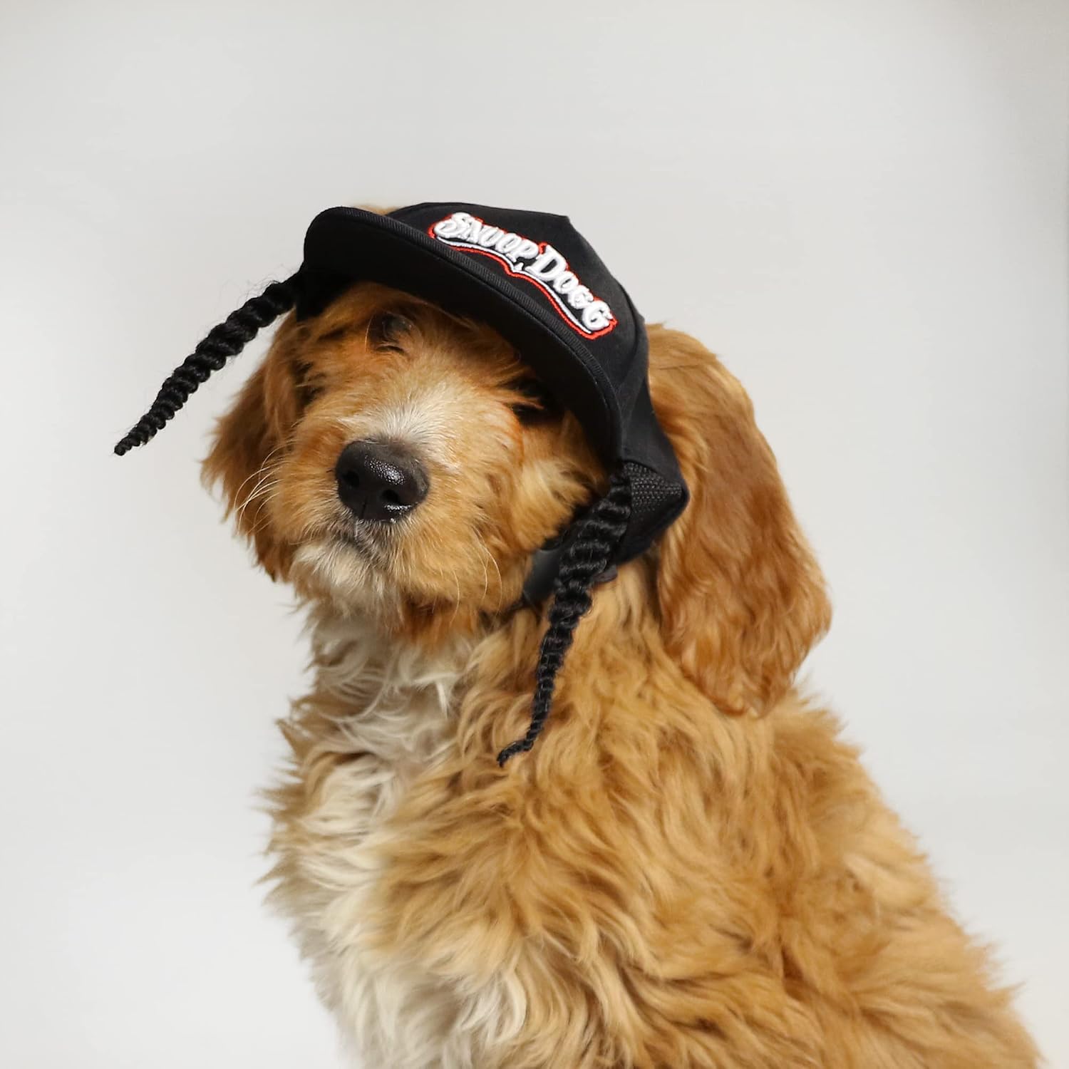 Snoop Doggie Doggs Deluxe Pet Baseball Hat, Classic Snoop, X-Small